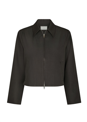 Viannery structure jakke Dark Grey Neo Noir 